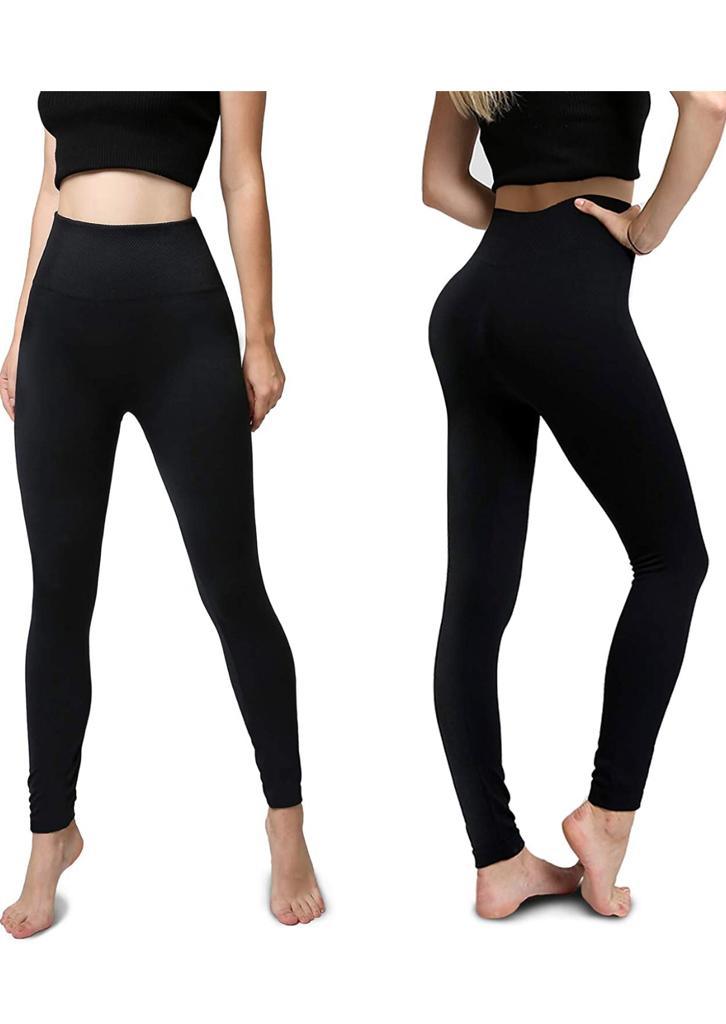 Fleece-Lined High-Waisted Leggings (2-Pack)