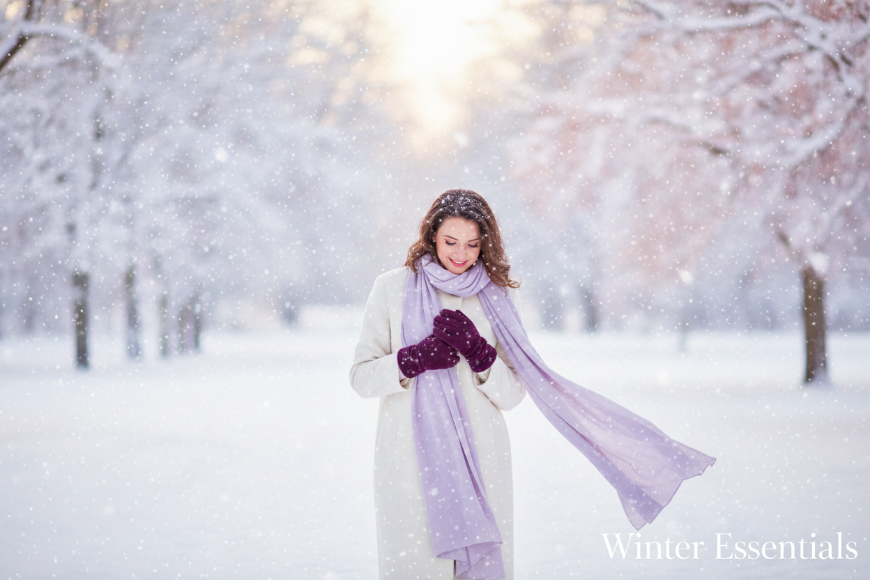 Plush Faux Fur Gloves (2-Pack)
