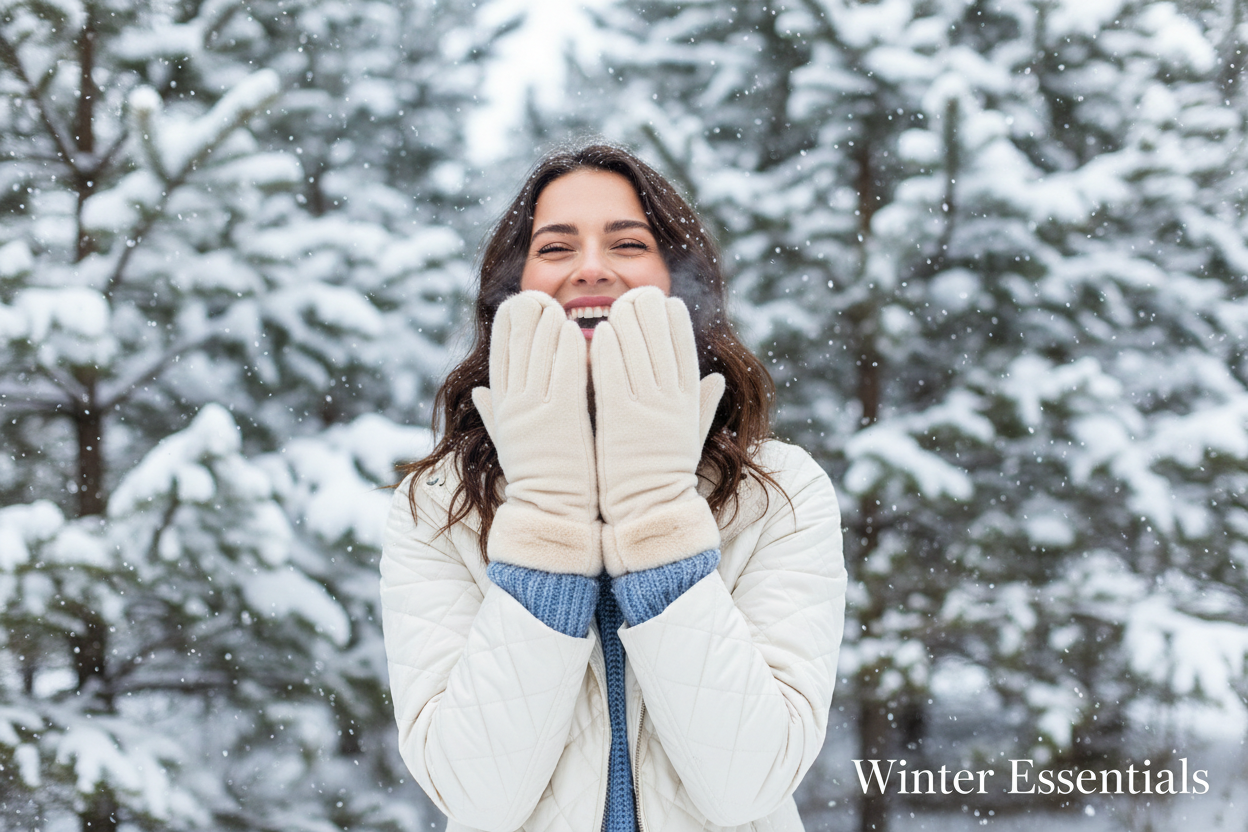 Plush Faux Fur Gloves (2-Pack)