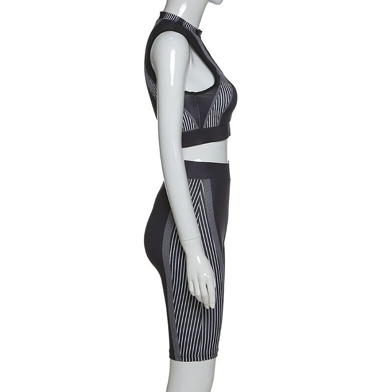 Seamless Patchwork Yoga Set Women Gym Clothes Bra Crop Top And Leggings Shorts Sexy Fitness Sportswear Running Workout Tracksuit