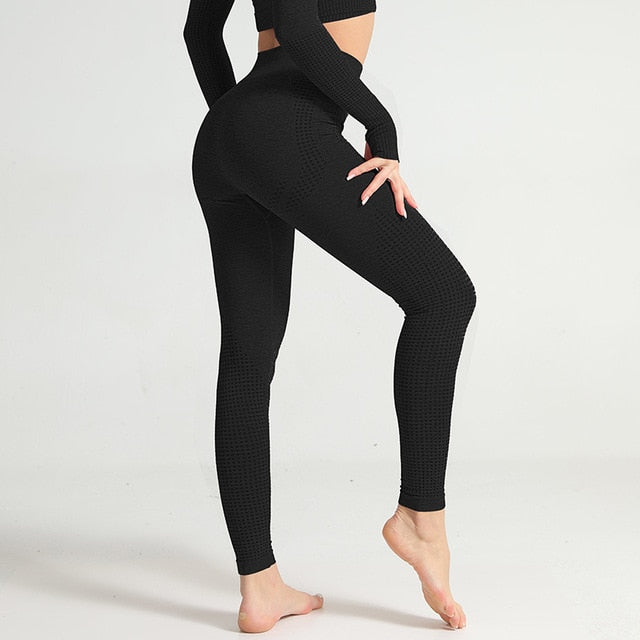 Women Yoga Pants Push Up Seamless Leggings Sport Pants Gym Training Wear Running Trousers Booty Tights Workout Fitness Clothes